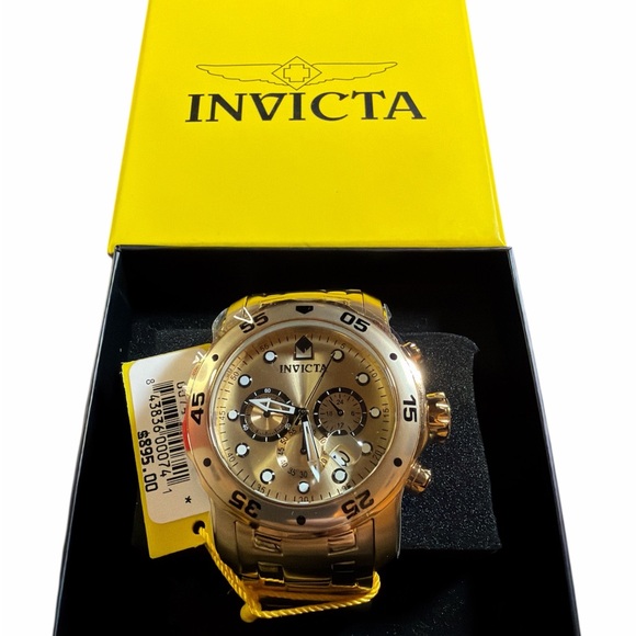 Invicta Other - Invicta Gold Men's Watch NIB